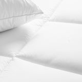 NNEDSZ  Comfort Tencel Blend Quilt 300GSM Doona Eco Friendly Breathable All Season - Single - White