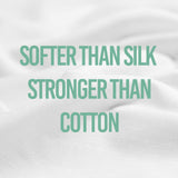NNEDSZ  Comfort Tencel Blend Quilt 300GSM Doona Eco Friendly Breathable All Season - Single - White
