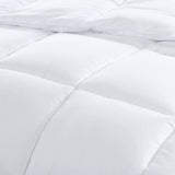 NNEDSZ  Comfort Tencel Blend Quilt 300GSM Doona Eco Friendly Breathable All Season - Double - White
