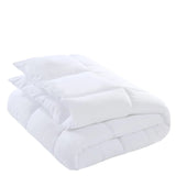 NNEDSZ  Comfort Tencel Blend Quilt 300GSM Doona Eco Friendly Breathable All Season - Double - White