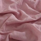 NNEDSZ  Comfort Flax Linen Blend Sheet Set Bedding Luxury Breathable Ultra Soft - Queen - Mauve