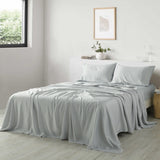 NNEDSZ  Comfort 600 Thread Count Cooling Ultra Soft Tencel Eucalyptus Sheet Set - Queen - Grey