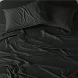 NNEDSZ  Comfort 600 Thread Count Cooling Ultra Soft Tencel Eucalyptus Sheet Set - Queen - Graphite
