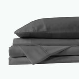 NNEDSZ  Comfort 600 Thread Count Cooling Ultra Soft Tencel Eucalyptus Sheet Set - Queen - Graphite