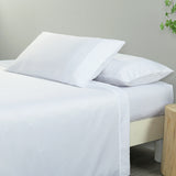 NNEDSZ  Comfort 600 Thread Count Cooling Ultra Soft Tencel Eucalyptus Sheet Set - King - White