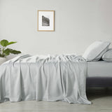 NNEDSZ  Comfort 600 Thread Count Cooling Ultra Soft Tencel Eucalyptus Sheet Set - King - Grey