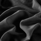 NNEDSZ  Comfort Hemp Braid Cotton Blend Quilt Cover Set Reverse Stripe Bedding - Queen - Charcoal