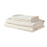 NNEDSZ  Comfort Stripes Linen Blend Sheet Set Bedding Luxury Breathable Ultra Soft - King - Beige