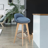NNEDSZ  Decor Phoenix Barstool Grey Chairs Kitchen Dining Chair Bar Stool - One Pack - Grey