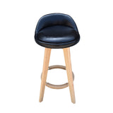 NNEDSZ  Decor Phoenix Barstool Black Chairs Kitchen Dining Chair Bar Stool - One Pack - Black