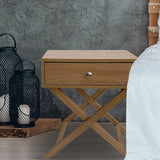 NNEDSZ  Decor Bedside Table Surry Hills Oak Storage Cabinet Bedroom - One Pack - Oak
