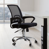 NNEDSZ  Office Chair Home Computer Work Executive Mesh Adjustable Black