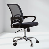 NNEDSZ  Office Chair Home Computer Work Executive Mesh Adjustable Black