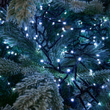 NNEDSZ Decor Outdoor LED Plug In Fairy Lights - White - 200 Lights