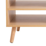 NNEDSZ Decor Santiago Rattan Coffee Table Storage Drawer Furniture Wooden Oak