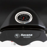 NNEDSZ Havana Outdoors BBQ Mate Premium Portable Gas Grill LPG Twin Grill Outdoor Black