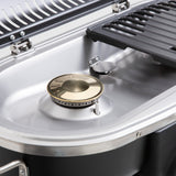 NNEDSZ Havana Outdoors BBQ Mate Premium Portable Gas Grill LPG Twin Grill Outdoor Black