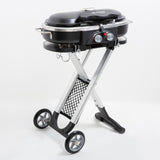 NNEDSZ Havana Outdoors BBQ Mate Premium Portable Gas Grill LPG Twin Grill Outdoor Black