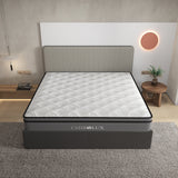 NNEDSZ Cooling Latex Foam Pocket Spring Mattress 5 Zone Medium Firmness 34cm - Single