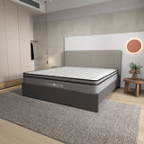 NNEDSZ Cooling Latex Foam Pocket Spring Mattress 5 Zone Medium Firmness 34cm - King Single
