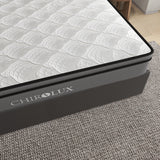 NNEDSZ Cooling Latex Foam Pocket Spring Mattress 5 Zone Medium Firmness 34cm - Double