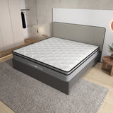 NNEDSZ Cooling Latex Foam Pocket Spring Mattress 5 Zone Medium Firmness 34cm - Queen