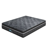 NNEDSZ Zone Double Layer Euro Top Pocket Spring Mattress Plush Medium Firm 34cm - King Single