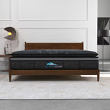 NNEDSZ Zone Double Layer Euro Top Pocket Spring Mattress Plush Medium Firm 34cm - Queen