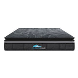 NNEDSZ Zone Double Layer Euro Top Pocket Spring Mattress Plush Medium Firm 34cm - Queen