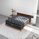 NNEDSZ Zone Double Layer Euro Top Pocket Spring Mattress Plush Medium Firm 34cm - Queen