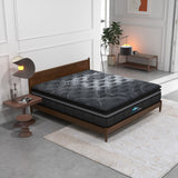 NNEDSZ Zone Double Layer Euro Top Pocket Spring Mattress Plush Medium Firm 34cm - King
