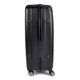 NNEDSZ Premium 3pc ABS Luggage Suitcase Luxury Hard Case Shockproof Travel Set - Black