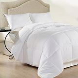 NNEDSZ Comfort 500GSM Plush Duck Feather Down Quilt Ultra Warm Soft - All Seasons King White