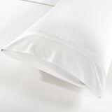 NNEDSZ Comfort Bamboo Blended Sheet & Pillowcases Set 1000TC Ultra Soft Bedding Double White