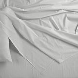 NNEDSZ Comfort Bamboo Blended Sheet & Pillowcases Set 1000TC Ultra Soft Bedding Queen White
