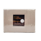NNEDSZ Comfort Bamboo Blended Sheet & Pillowcases Set 1000TC Ultra Soft Bedding Queen Warm Grey