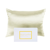 NNEDSZ Comfort Mulberry Soft Silk Hypoallergenic Pillowcase Twin Pack 51 x 76cm 51 x 76 cm Ivory