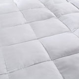 NNEDSZ Comfort 1000GSM Luxury Bamboo Fabric Gusset Mattress Pad Topper Cover Queen White