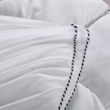 NNEDSZ Comfort 1000GSM Luxury Bamboo Fabric Gusset Mattress Pad Topper Cover King White