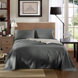NNEDSZ 1200 Thread Count 100% Egyptian Cotton Sheet Set Stripe Hotel Grade Queen Charcoal