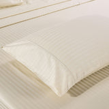NNEDSZ 1200 Thread Count 100% Egyptian Cotton Sheet Set Stripe Hotel Grade King Sand