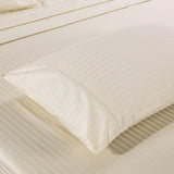 NNEDSZ 1200 Thread Count 100% Egyptian Cotton Sheet Set Stripe Hotel Grade King Sand