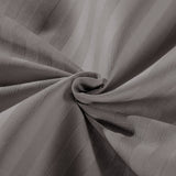 NNEDSZ 1200 Thread Count 100% Egyptian Cotton Sheet Set Stripe Hotel Grade King Charcoal