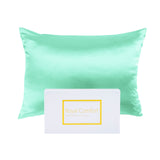 NNEDSZ Comfort Mulberry Soft Silk Hypoallergenic Pillowcase Twin Pack 51 x 76cm 51 x 76 cm Mint