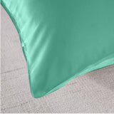 NNEDSZ Comfort Mulberry Soft Silk Hypoallergenic Pillowcase Twin Pack 51 x 76cm 51 x 76 cm Mint