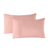 NNEDSZ Comfort Bamboo Blended Sheet & Pillowcases Set 1000TC Ultra Soft Bedding King Blush