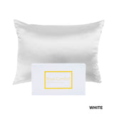 NNEDSZ Comfort Pure Silk Pillow Case 100% Mulberry Silk Hypoallergenic Pillowcase 51 x 76 cm White