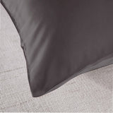 NNEDSZ Comfort Pure Silk Pillow Case 100% Mulberry Silk Hypoallergenic Pillowcase 51 x 76 cm Charcoal