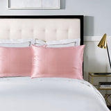NNEDSZ Comfort Pure Silk Pillow Case 100% Mulberry Silk Hypoallergenic Pillowcase 51 x 76 cm Blush
