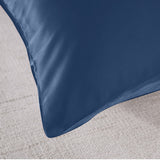 NNEDSZ Comfort Pure Silk Pillow Case 100% Mulberry Silk Hypoallergenic Pillowcase 51 x 76 cm Navy